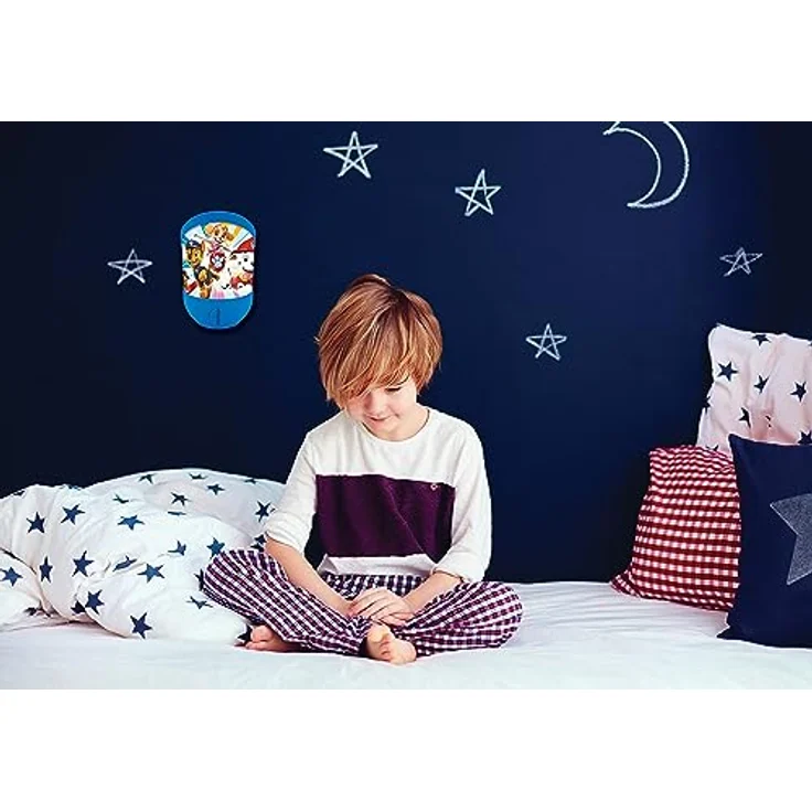 Lexibook® Paw Patrol Taschenlampe Wandlicht Tisch-Nachtlicht Lampe mit Timerfunktion, LED, Kunststoff, blau – Bild 4