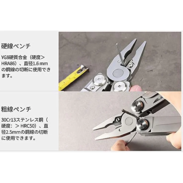 Nextorch NexTool FLAGSHIP Pro Multitool, Stahl 3Cr13, Klinge 5Cr15MoV – Bild 3