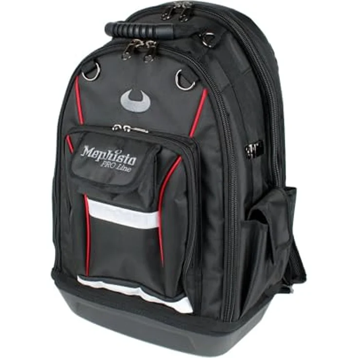 Mephisto Werkzeugtasche Rucksack Dragon, 36 L, 34x54x23 cm, strapazierfähiger 1680 Denier Stoff, wasserdichte Beschichtung, Traglast 40 KG, mit Hüftgurt und Polsterung für hohen Tragekomfort – Bild 1