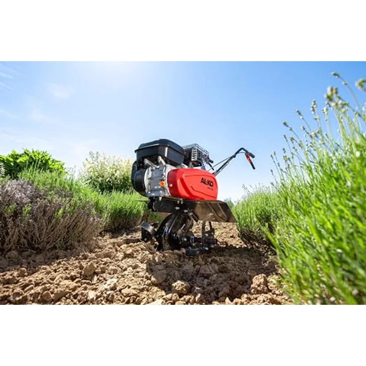 AL-KO Benzinmotorhacke MH 540 Comfort, 54 cm Arbeitsbreite, kraftvolle 3,45 kW-Motor, ergonomischer Führungsholm, Transportrad für einfache Positionseinstellung – Bild 4