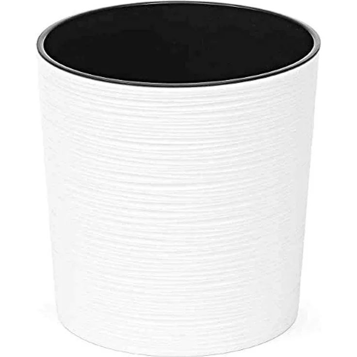 Siena Garden Pflanzgefäß Lens weiß Kunststoff 30 cm