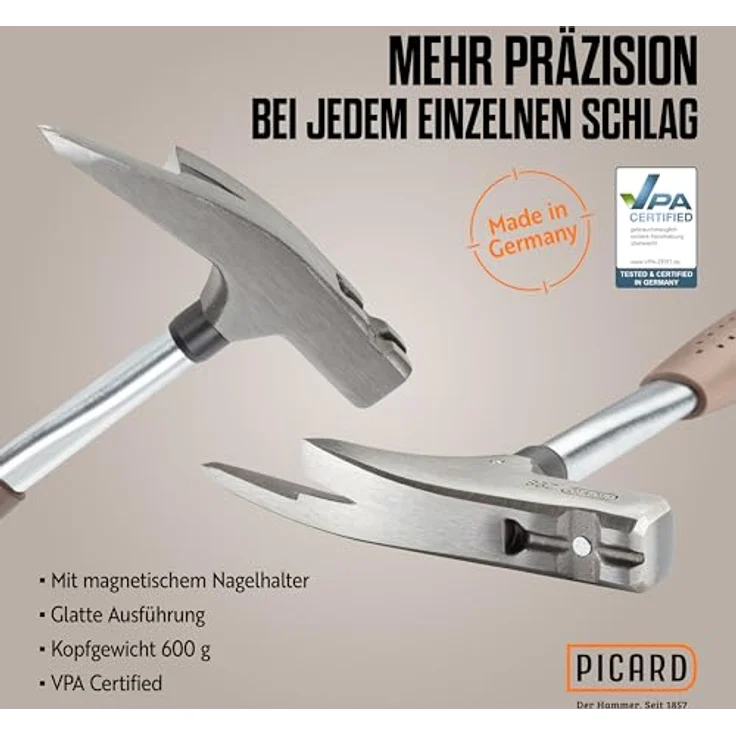 Picard Latthammer 600g mit Magnet Nr. 298 glatt – Bild 4