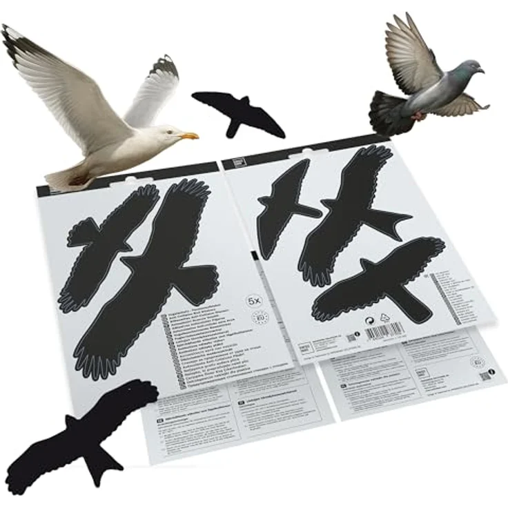Swissinno Vogelschutz-Fensteraufkleber , 5 Stk. – Bild 2