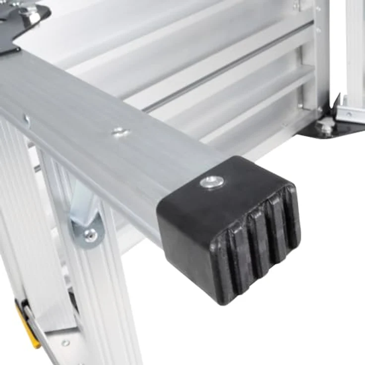LEMODO Arbeitsplattform | Arbeitsbühne mit Antirutsch-Oberfläche 51 x 30 cm | Laufbühne bis zu 150 kg belastbar | Aluleiter mit 2 Stufen | Plattformleiter – Bild 5