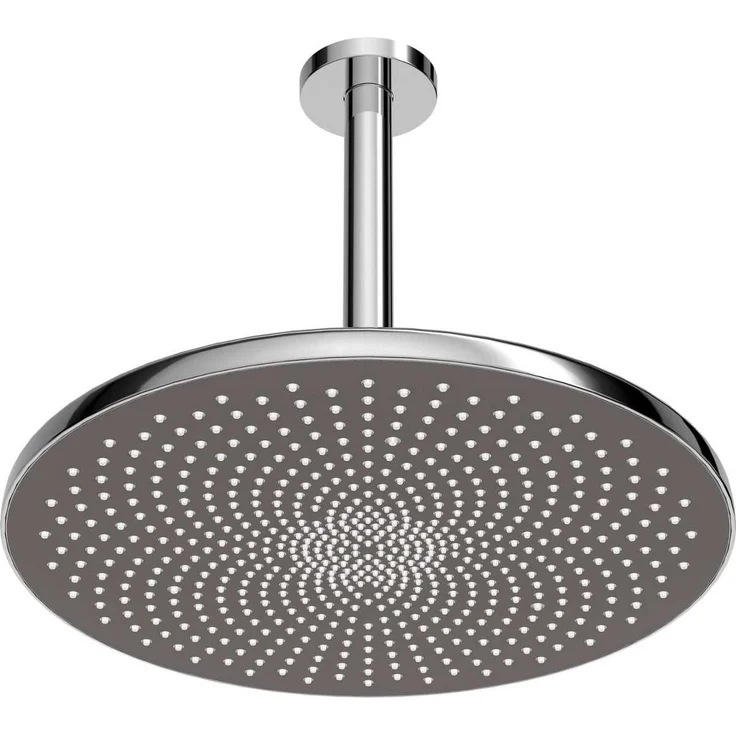Hansa Aurelia, Duschbrause 30 cm Durchmesser aus verchromtem Messing, deckenmontiert, gleichmäßiger Strahl, einfache Reinigung