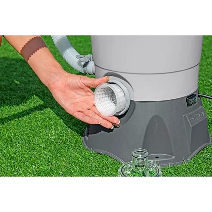 Bestway Sandfilteranlage, Filterleistung 2.082 l/h für Pools bis 16.600 l, korrosionsbeständiger Filtertank – Bild 6