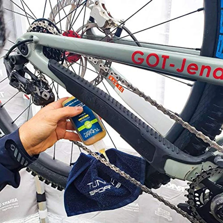 TUNAP SPORTS Kettenöl Ultimate - 950ml Dose | Langzeit-Schmierung für Fahrrad Ritzel, Schaltwerk und Kette, bike Testsieger 2020 - SEHR GUT - VORRATSDOSE. – Bild 2