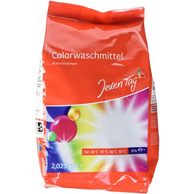 Jeden Tag Colorwaschmittel, 30 Waschladungen – Bild 1
