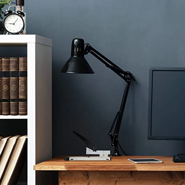 Relaxdays Heftgerät Profi, 100 Blatt Heftleistung, für 24/6 Klammern, einstellbare Einlegetiefe bis 70 mm, grauer Bürotacker – Bild 5