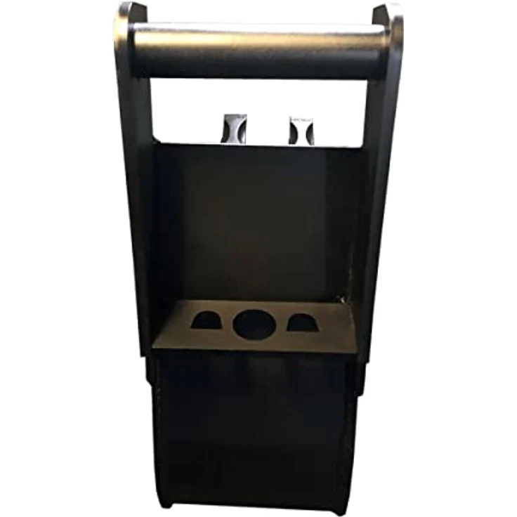 SRM Design Schaufel Tieflöffel Baggerschaufel Baggerlöffel Hardox MS03 20cm mit 2 Zähnen, hochwertiger Stahl, robust und stabil, schwarz – Bild 4