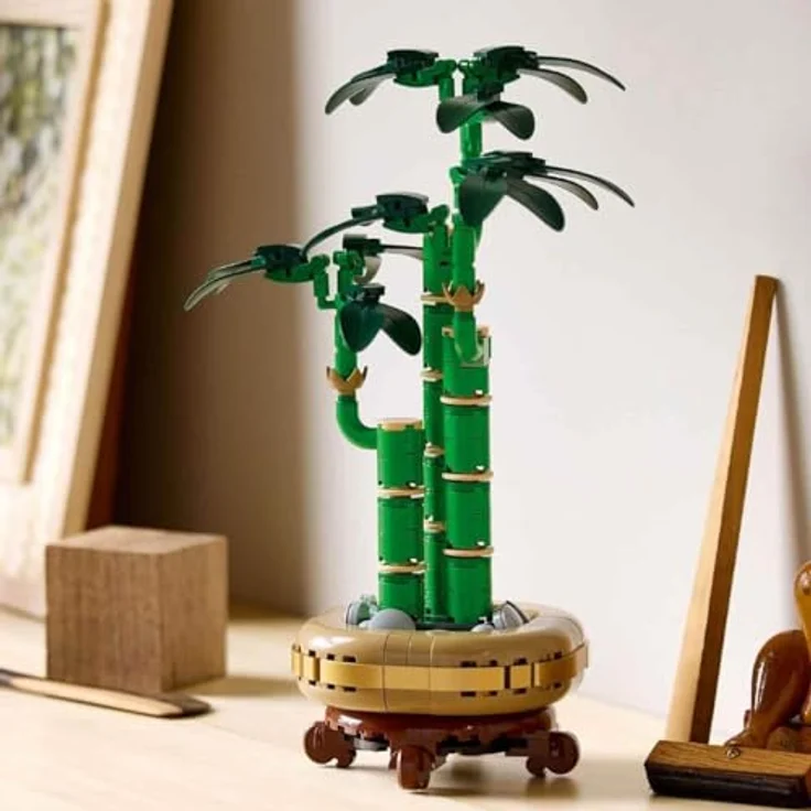 LEGO Botanicals Glücks-Bambus, Kunstpflanze - Bauset für Erwachsene - Geschenkidee zum Valentinstag, Grün – Bild 2
