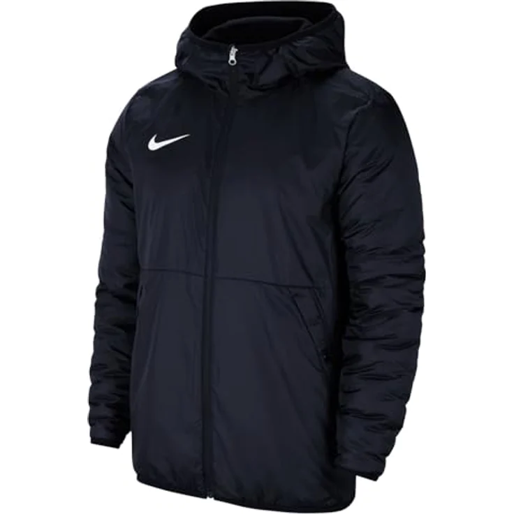 Nike Park 20 Fall, Herren Laufjacke, Wasserabweisende Herbstjacke mit Kapuze, Blau, Größe S – Bild 1