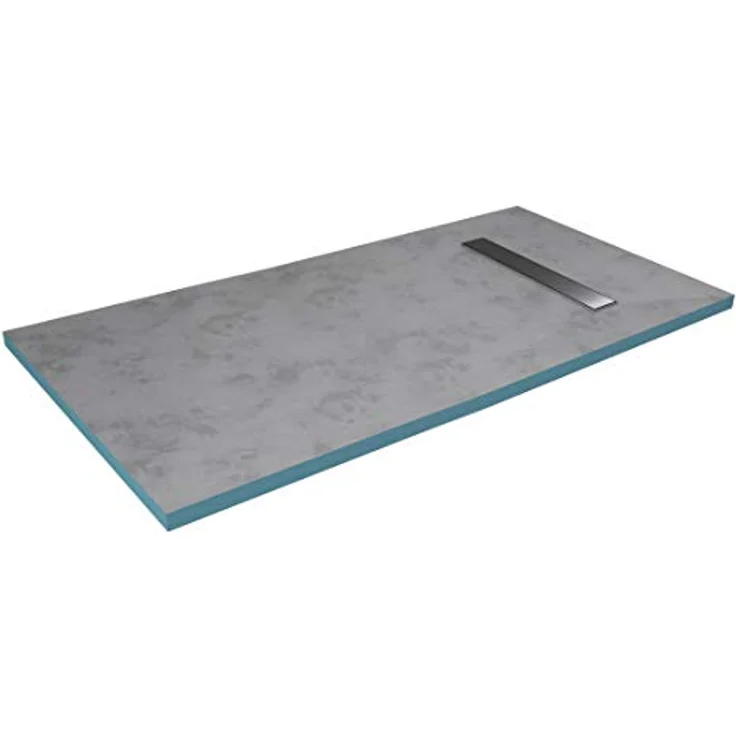 AURLANE Rainy Linear 160 Duschwanne, wasserdicht mit integrierter Rinne, 90 x 160 cm, mehrfarbig – Bild 3