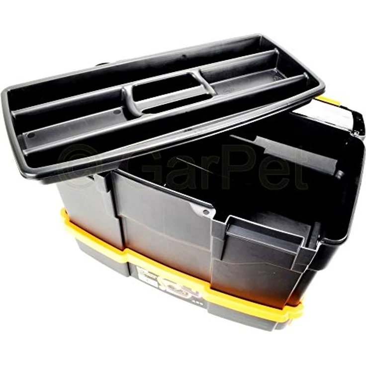 Werkzeugkoffer leer doppelt stapelbar Werkzeug Angel Box Kiste Kasten Toolbox 42 – Bild 5