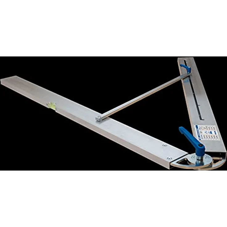Sonstige rabo Bauwinkel 150 cm, zusammenklappbar, stufenlos einstellbar von 0–120°, mit justierbarer Horizontallibelle und zweifacher Klemmung – Bild 4