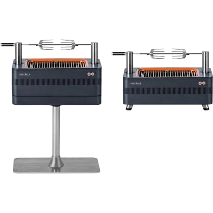 Everdure Holzkohlegrill Fusion inkl. elektrischem Anzünder und Standfuß – Bild 4
