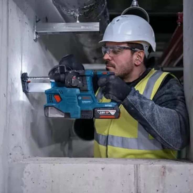 Bosch Bohrhammer GBH 18V-22 Professional, SDS+, 18V, mit Staubabsaugung, Schlagkraft 1,9 Joule – Bild 4