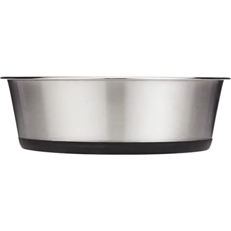 Kerbl Hundenapf Edelstahl, Hundefressnapf Wassernapf, rutschfest, 2800 ml - Preisvergleich – Bild 3