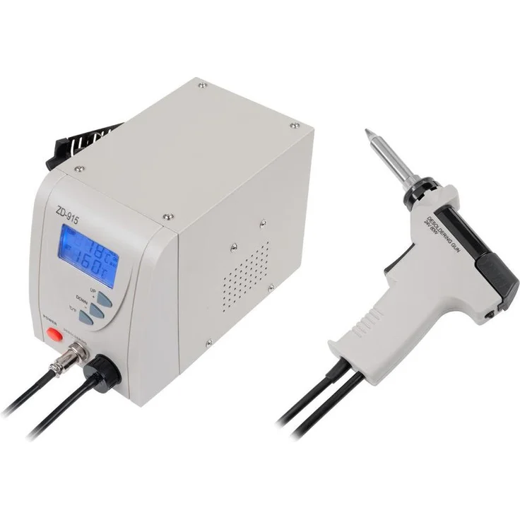 Kemo Löt-/Entlötstation mit 915er Prozessor, 80 Watt, max. 480 °C, inklusive 2 Ersatzlötspitzen