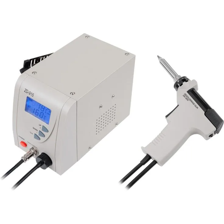 Kemo Löt-/Entlötstation mit 915er Prozessor, 80 Watt, max. 480 °C, inklusive 2 Ersatzlötspitzen