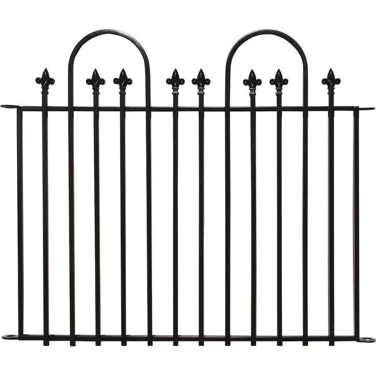 JUNGELMAR Dekor Zaunmatte Alizia, pulverbeschichtet, 950x750 mm, anthrazit