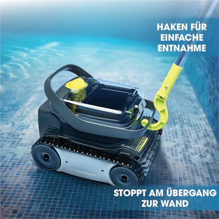 Zodiac OP 32, Automatischer kabelloser Poolreiniger, 6 kg, Lithium-Ionen-Akku, für Pools bis 8x4 m, einfache Wartung mit zugänglichem Filter – Bild 6