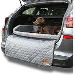 your GEAR Termoli 100 x 70 cm - Hundebett für Auto Kofferraum mit Ladekantenschutz, Hundekorb, Hundematte, Reisebett