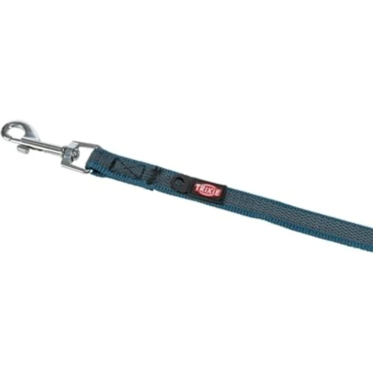 Trixie - Trixie Hundeleine Schleppleine mit Gummi Anti-Rutsch Petrol blau – Bild 2