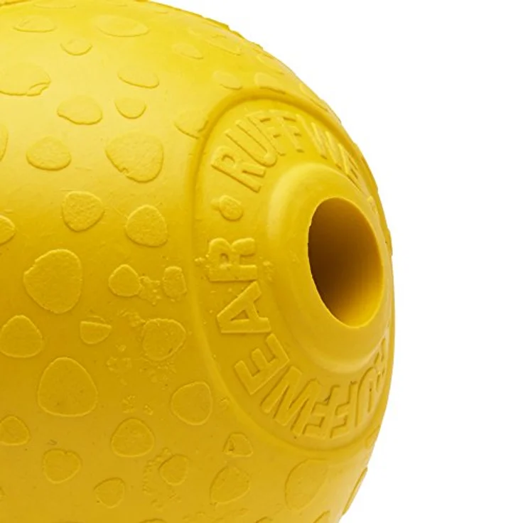 Ruffwear Kaufestes Hundespielzeug aus Gummi, Futter und Leckerli Aufbewahrung, One Size, Gelb (Dandelion Yellow), Huckama, 60701-755 – Bild 3