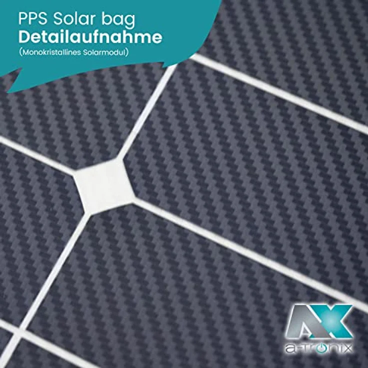 a-TroniX PPS Solar Bag 135W 3x45W faltbares Solarmodul – Bild 4