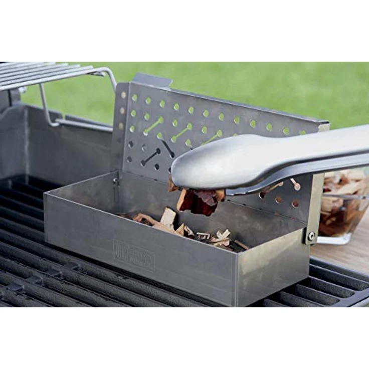 Weber 17664 R„ucherchips fr Schweinefleisch, 700g, R„uchern, Aroma, Grillen – Bild 3