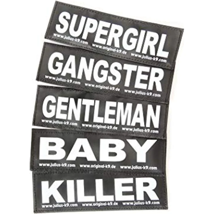 Julius-K9® Klettsticker Größe XS bis L S BODYGUARD – Bild 4