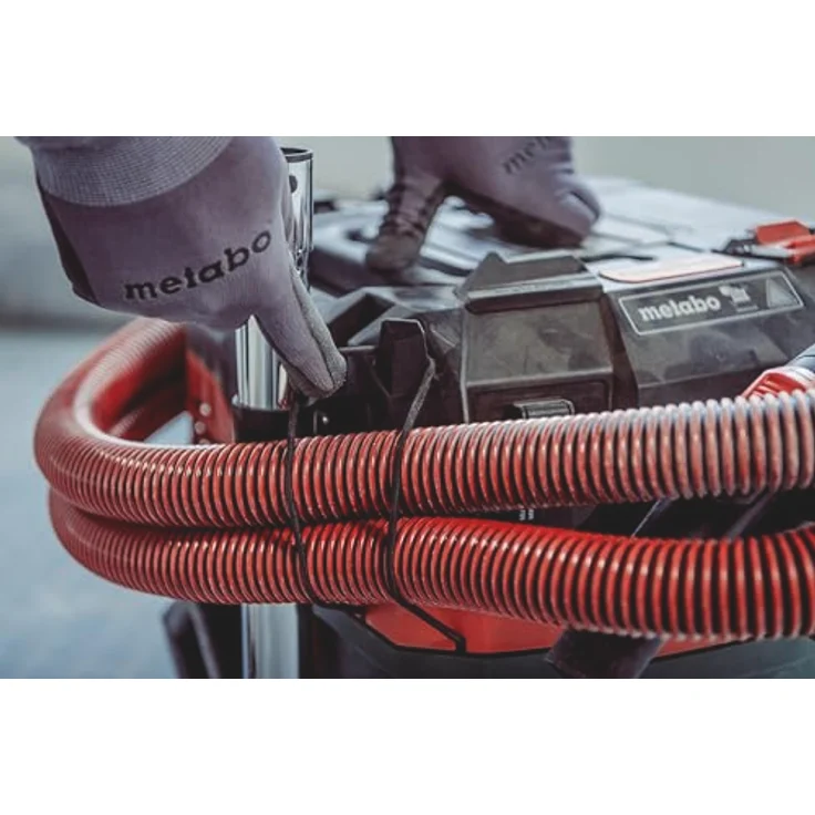 metabo Nass-Trocken-Sauger mit Staubklasse H und Filterabreinigung, 30L, 1200W, blau – Bild 6
