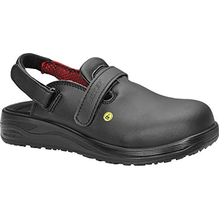 ELTEN Berufsschuhe MIA BLACK ESD SB, Damen, Clogs, leicht, schwarz, Stahlkappe - Größe 36 – Bild 1