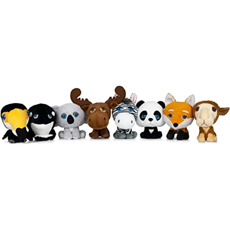 BEMIRO Tierkuscheltier Big Headz Kamel Plüschtier - ca. 21 cm, süße Kunststoffaugen, kuschelig weiches Plüsch - Preisvergleich – Bild 3