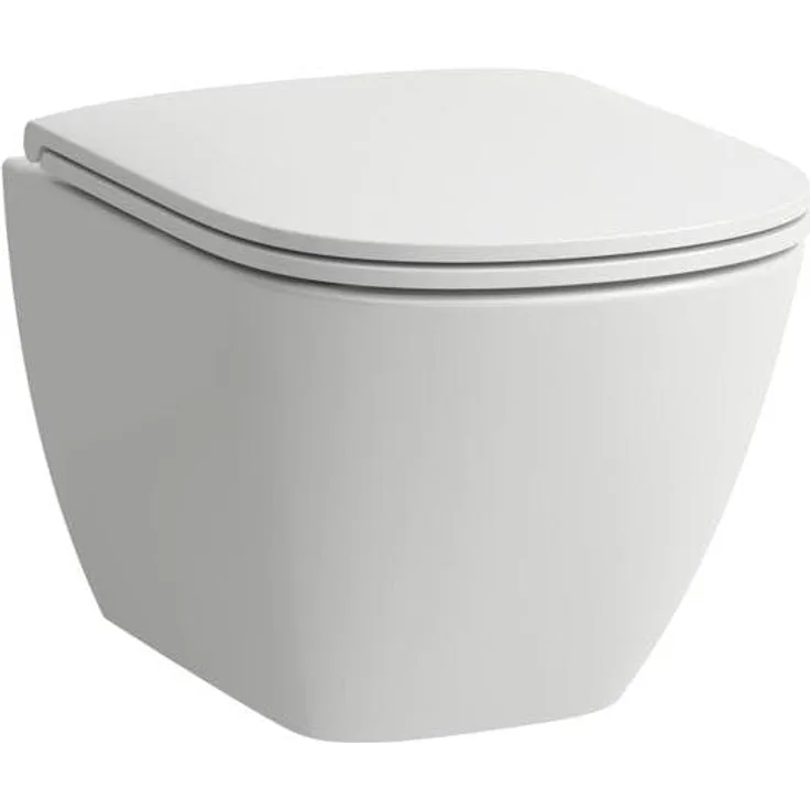 Laufen Wand-WC Kompakt LUA tief 360x490mm weiß, spülrandlos, inkl. Montageset EasyFit, für 4,5 / 3 l Spülung