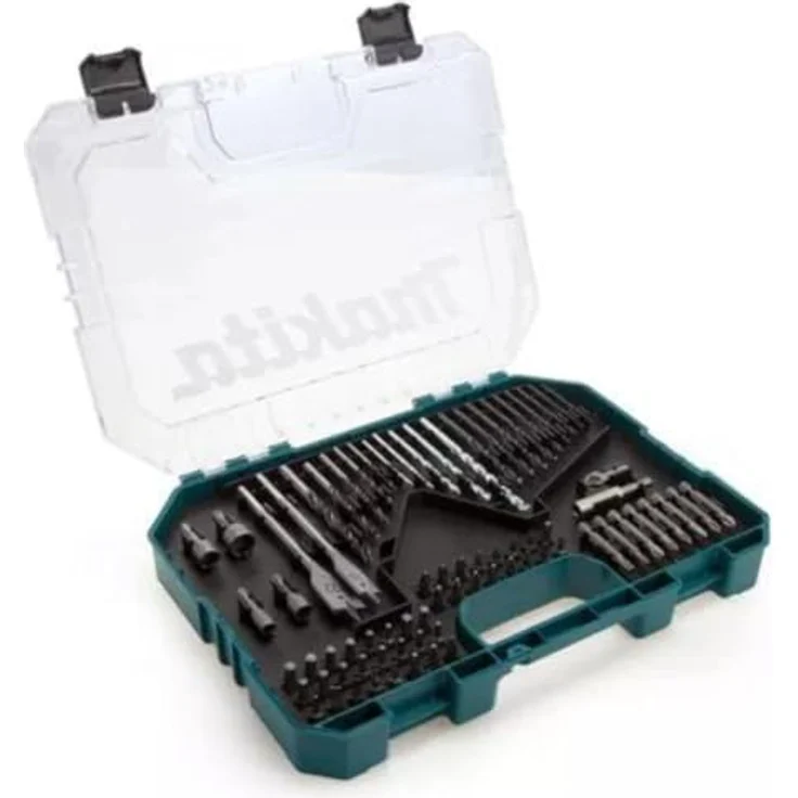 Makita E-15126 Bohrer- und Bit-Set, 75-teilig mit transparentem Etui und verschiedenen Bitgrößen – Bild 3