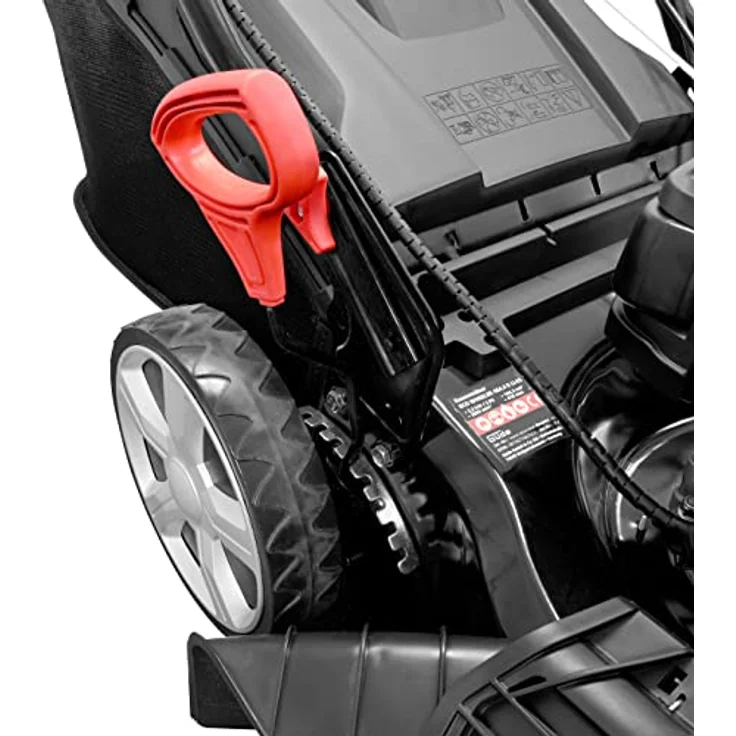 Güde Rasenmäher Benzin ECO WHEELER 464.4 R LI-ES 95461, leistungsstarker 4-Takt Motor, Li-Ion Elektrostart, 62L Grasfangsack, ergonomischer Fahrgriff, pulverbeschichtetes Stahlblechchassis – Bild 8