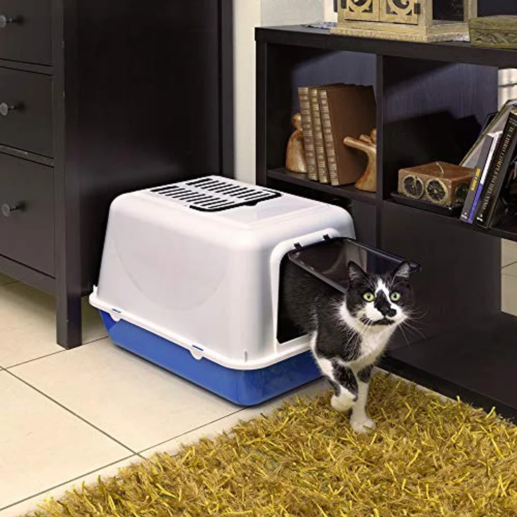 Ferplast Toilette, klar, Katze 20, Schwarz, PLT – Bild 3