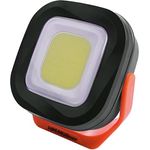 HM UL17 LED Arbeitsleuchte, 10 W COB mit Li-Ion-Akku, 2 Leuchtstufen, 180° schwenkbar, Kunststoffgehäuse