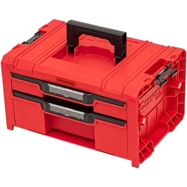 Toolbrothers Werkzeugkoffer RHINO L Drawer 2 ULTRA Organize+ mit 2 Schubläden und Boxen IP54, ultrabeständig, schwarz – Bild 8