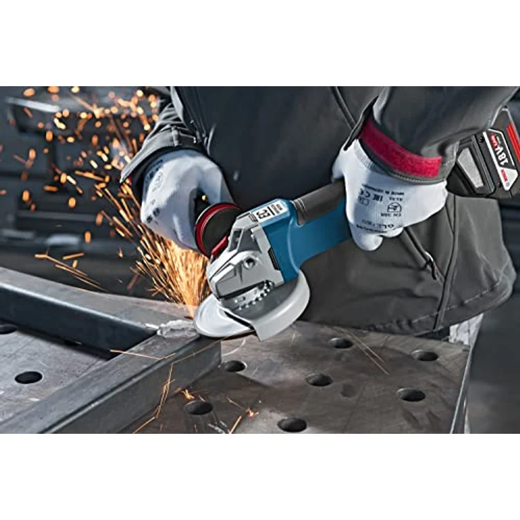 Bosch Professional 18V System Akku-Winkelschleifer GWS 18V-10 P (bürstenloser Motor, Leistung wie kabelgebundener Schleifer mit 1.000 W, KickBack Control, Intelligent Brake System, in L-BOXX) – Bild 5