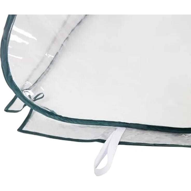 Spetebo Mini Pop-Up Folien Gewächshaus - 60 x 60 cm - Kleines Pilz Gemüse Treibhaus - Folien Frühbeet Pflanzen Schutz Zelt – Bild 4