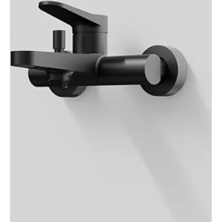 Steinberg Serie 340, Wannenarmatur Aufputz für zwei Verbraucher, Chrom, Ausladung 110mm, Einhebelarmatur – Bild 9