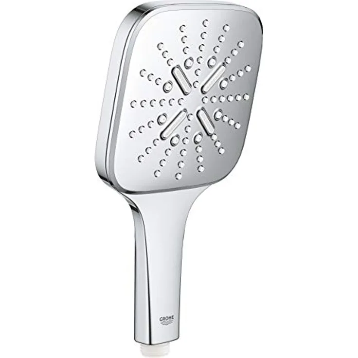 GROHE Rainshower 130 SmartActive Cube | Handbrause 3 Strahlarten | Chrom | 26550000