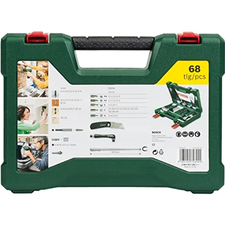Bosch 68-teiliges V-Line Set zum Bohren und Schrauben, 2607017191 – Bild 2
