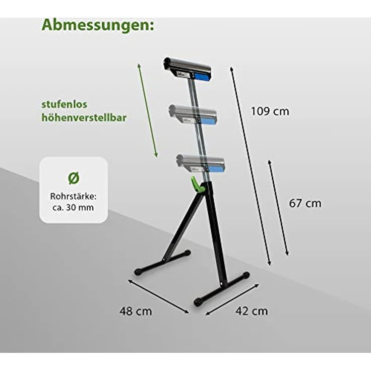 Rollenbock Rollbock Klappbock Unterstellbock Arbeitsbock Montagebock bis 90 kg – Bild 2
