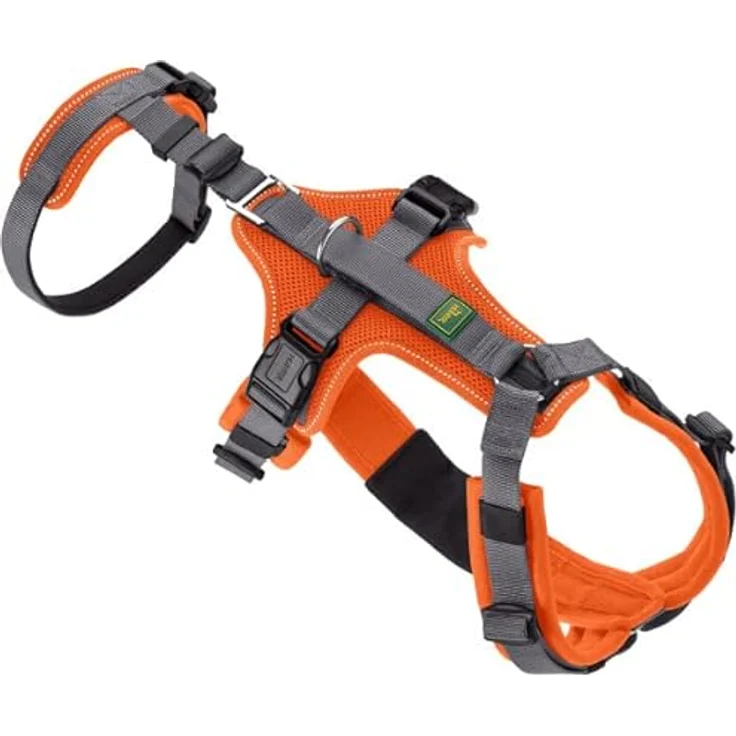 Sicherheitsgeschirr Maldon Farbe orange/grau, Größe XS – Bild 3