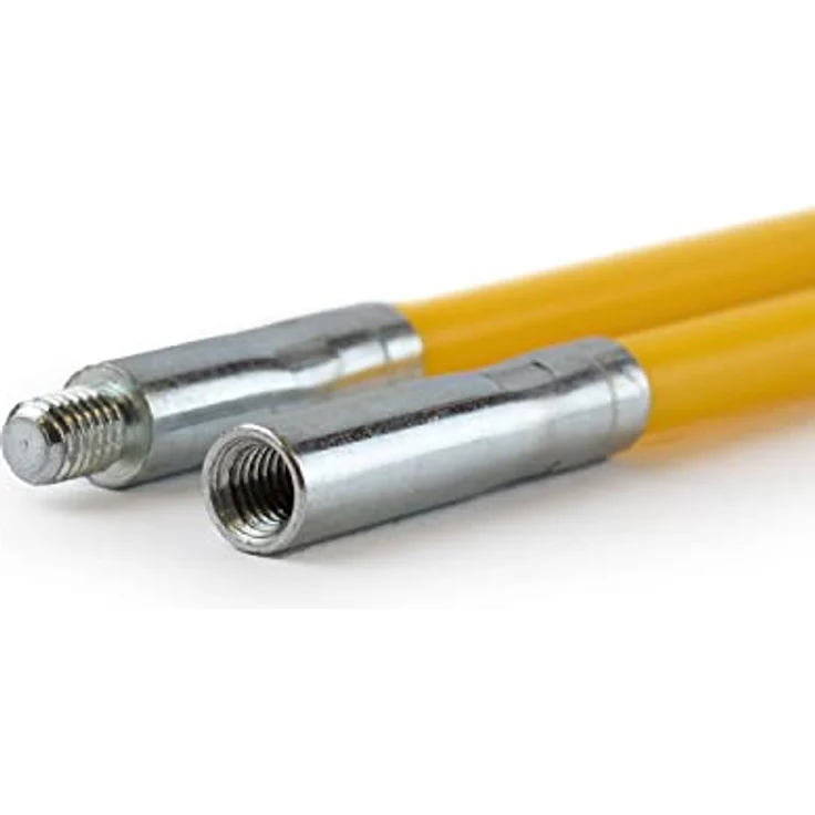 C.K Mightyrod Pro Kabeleinziehstange, 1 m, 6 mm Durchmesser, 2 Stück, gelb, T5430 – Bild 4