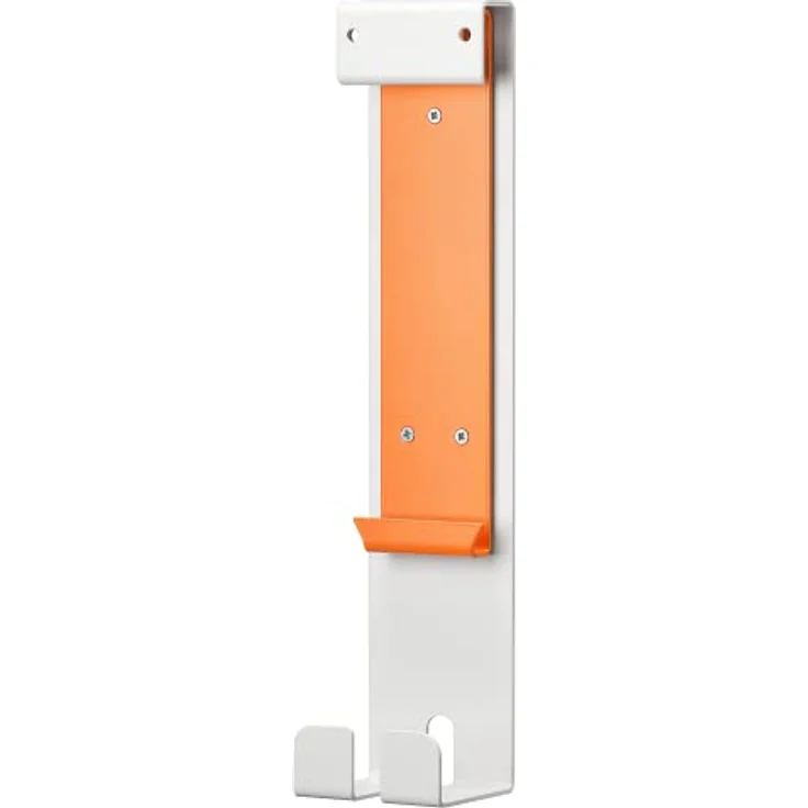 LAPP Wandhalterung für mobile Lade stationen, einfache Montage, weiß/orange, inkl. Schrauben und Dübel – Bild 1